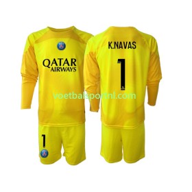Paris Saint Germain K.NAVAS 1 Doelman Kind Third Tenue 2022-23 L/S